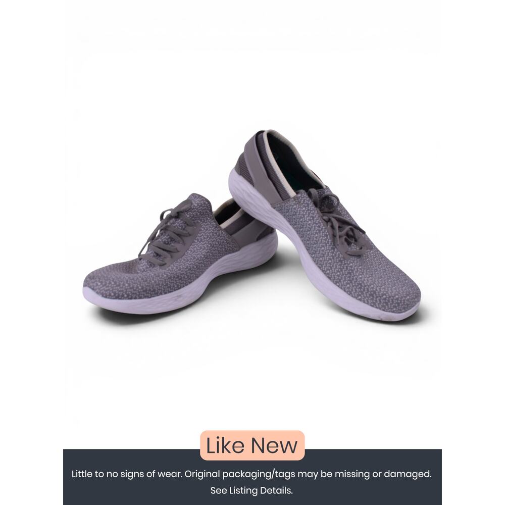 Skechers Grey Slip-On Women's Sneakers